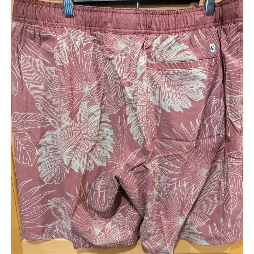 Linksoul Men’s Board Shorts Rose Size‎ XL Jersey Lined 34-38 Nwt
